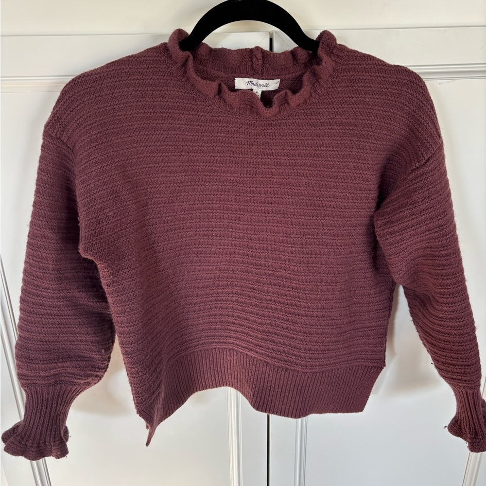 Madewell women’s wool/cotton blend sweater